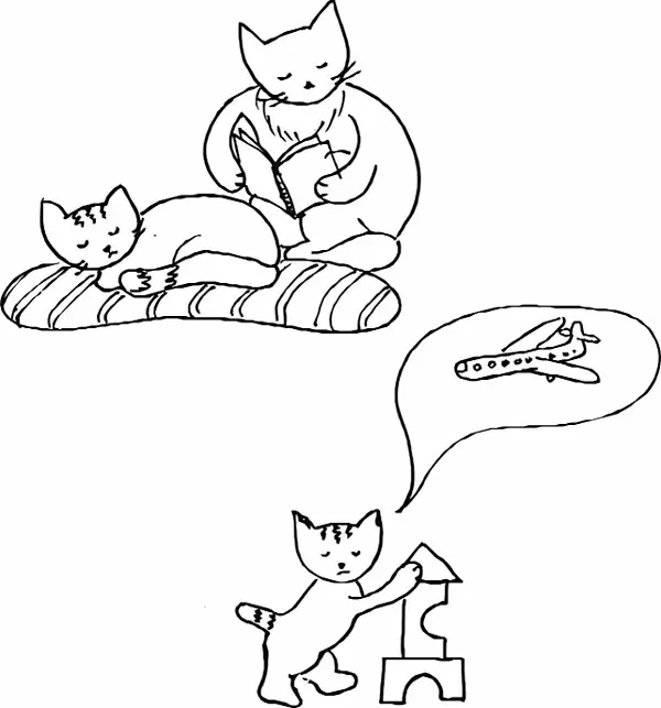 Ольга Щедринская  "Путешествие котенка Тима" иллюстрация