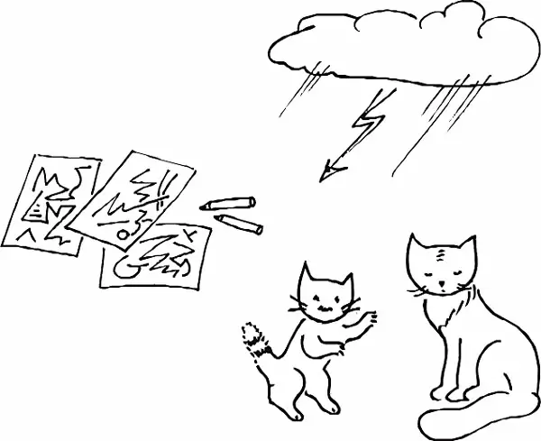 Ольга Щедринская "Путешествие котенка Тима" иллюстрация